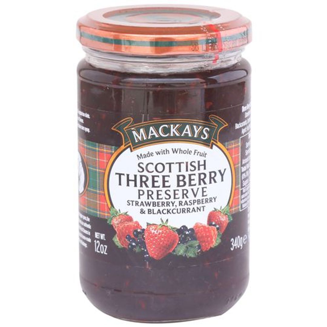 Berry Preserve - Strawberry, Raspberry, Blackcurrant (Scottish)