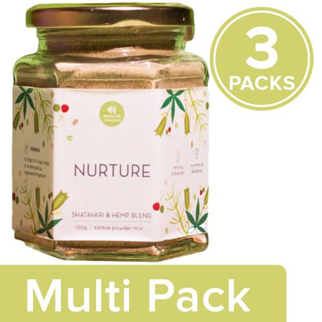 Nurture - Shatavari & Hemp Blend, Edible Powder Mix, For Fertility Enhancement