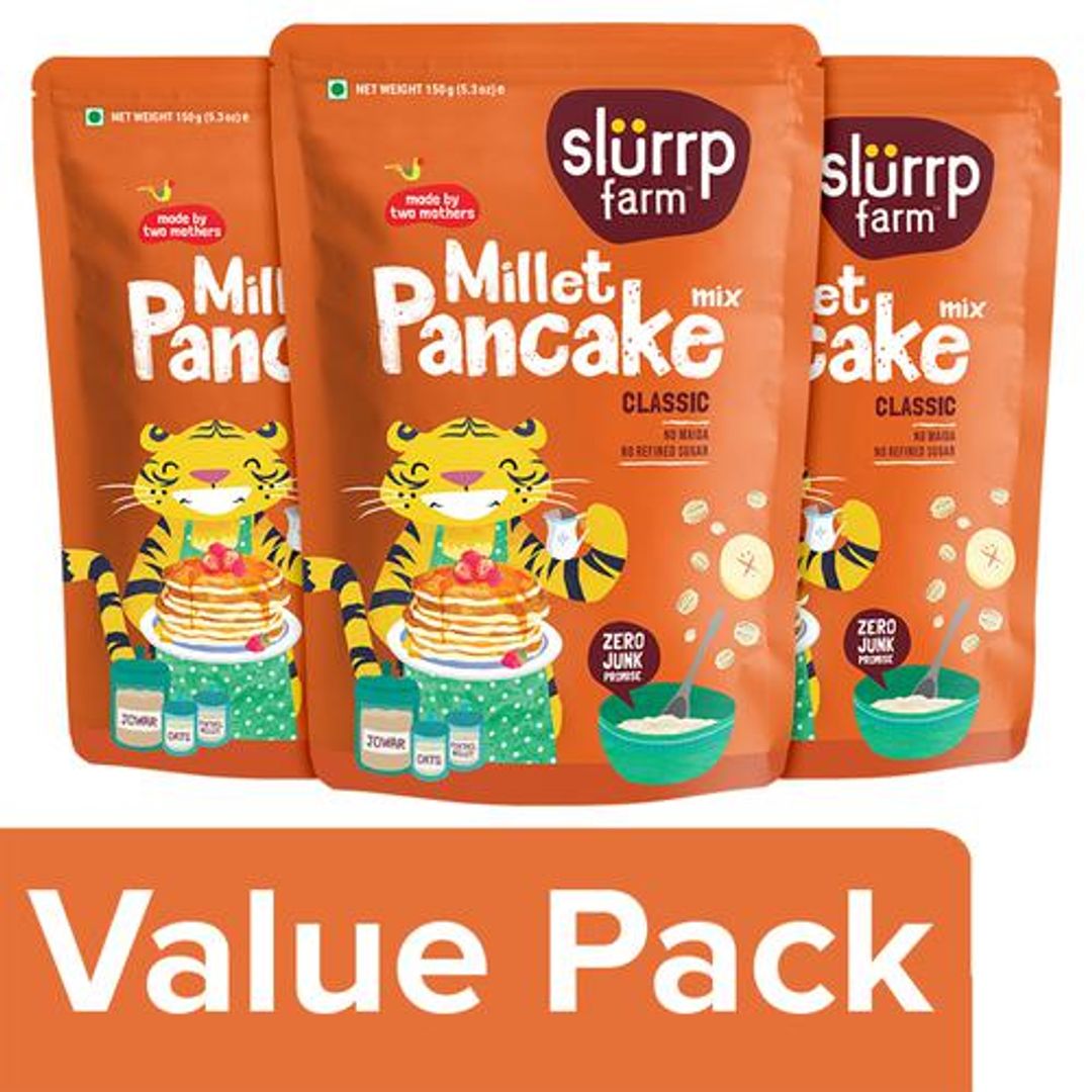 Classic Pancake Mix - No Maida, Eggless Instant Healthy Breakfast