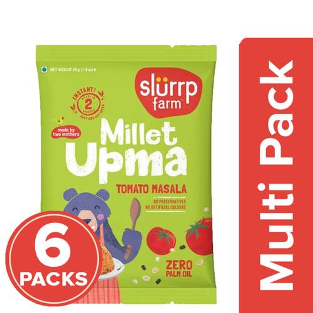 Instant Millet Upma - Tomato Masala, Protein & Fiber Rich