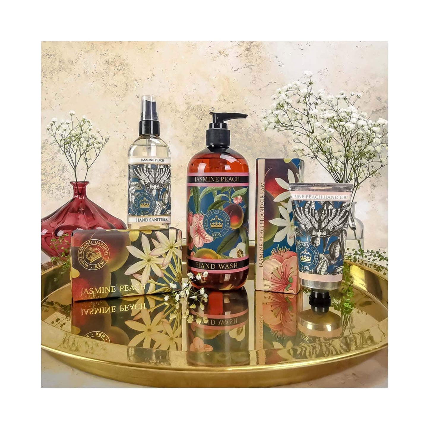 The English Soap Company Royal Botanic Gardens Kew Jasmine Peach Soap (240g)