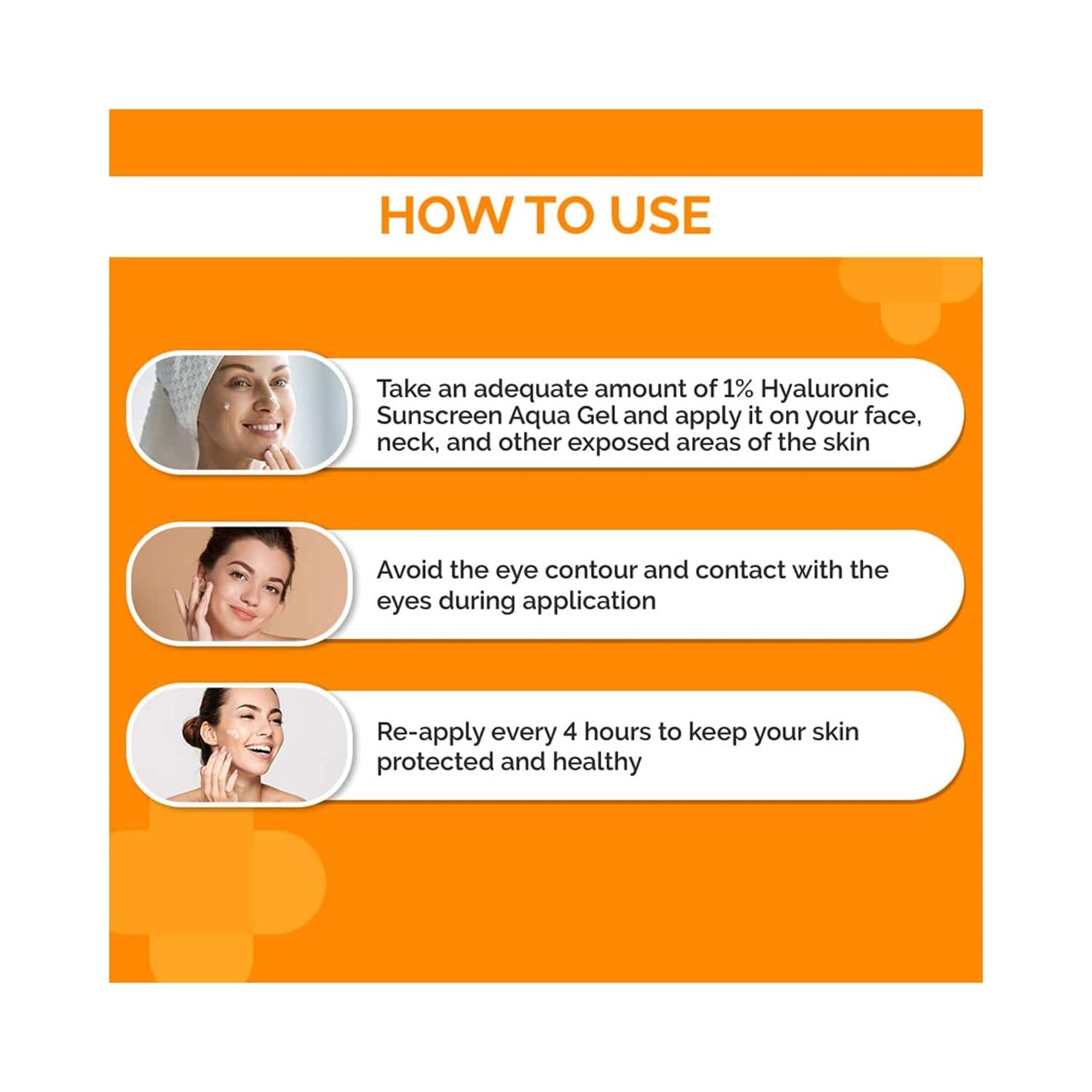 The Derma Co 1% Hyaluronic Sunscreen Aqua Gel SPF 50 Pa++ (50g)