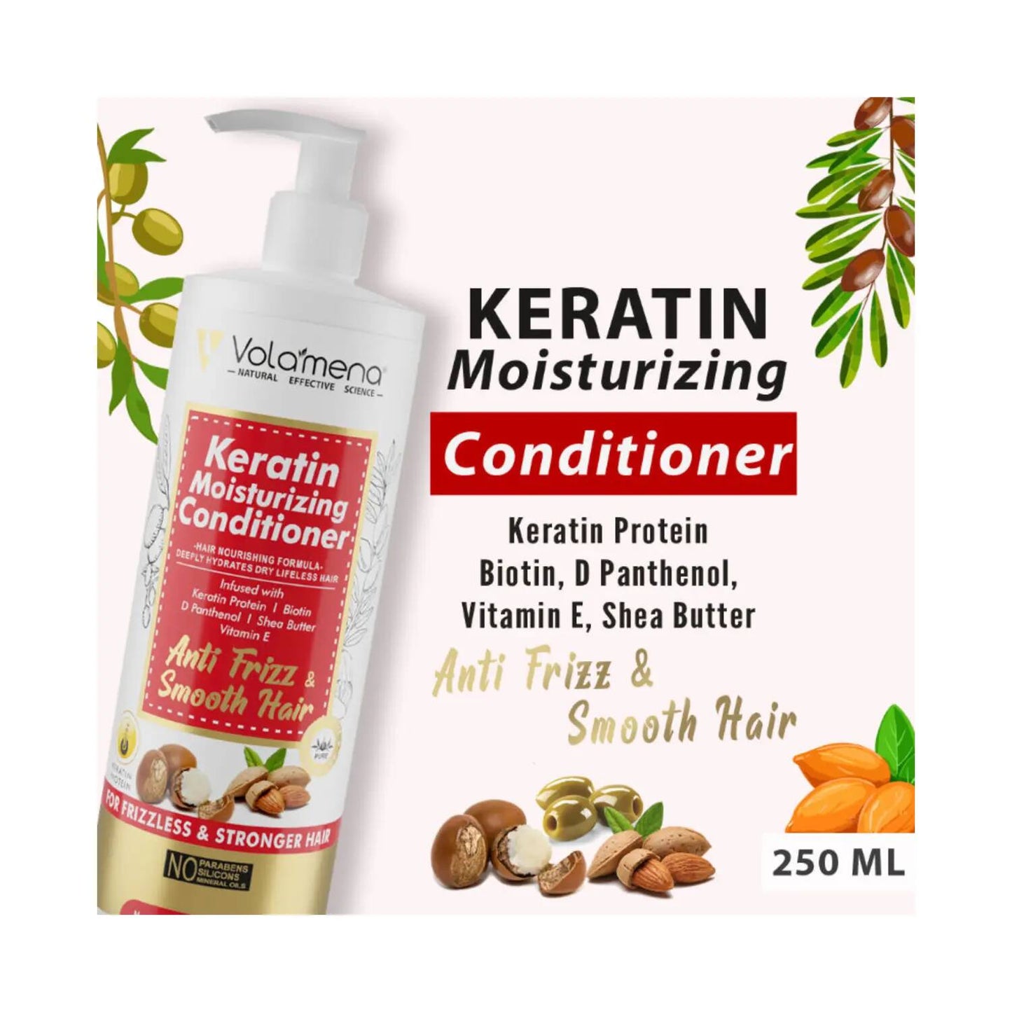 Volamena Keratin Moisturizing Conditioner (250ml)