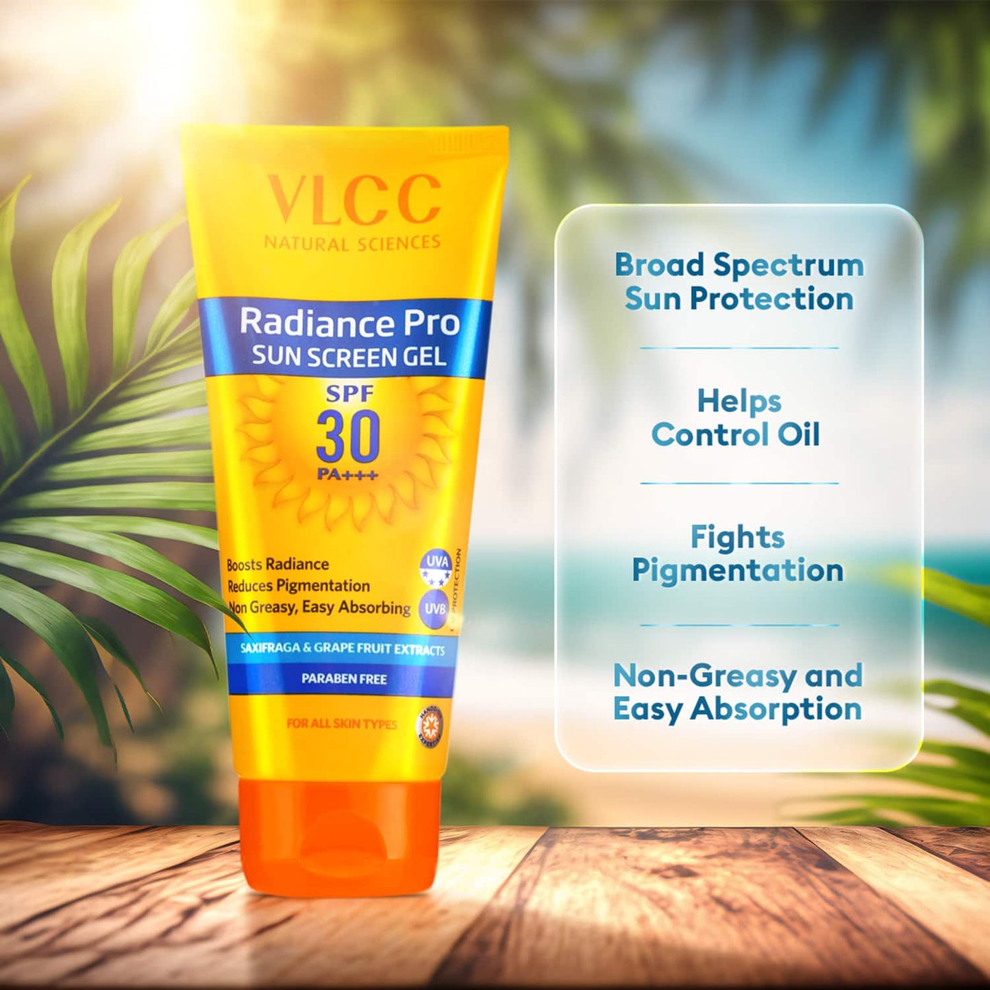 VLCC Radiance Pro SPF 30 Sun Screen Gel (50g)
