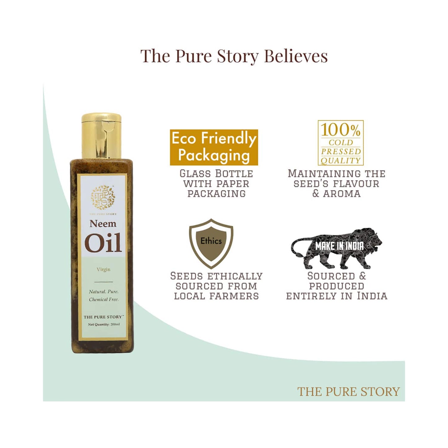 The Pure Story Neem Oil (200ml)