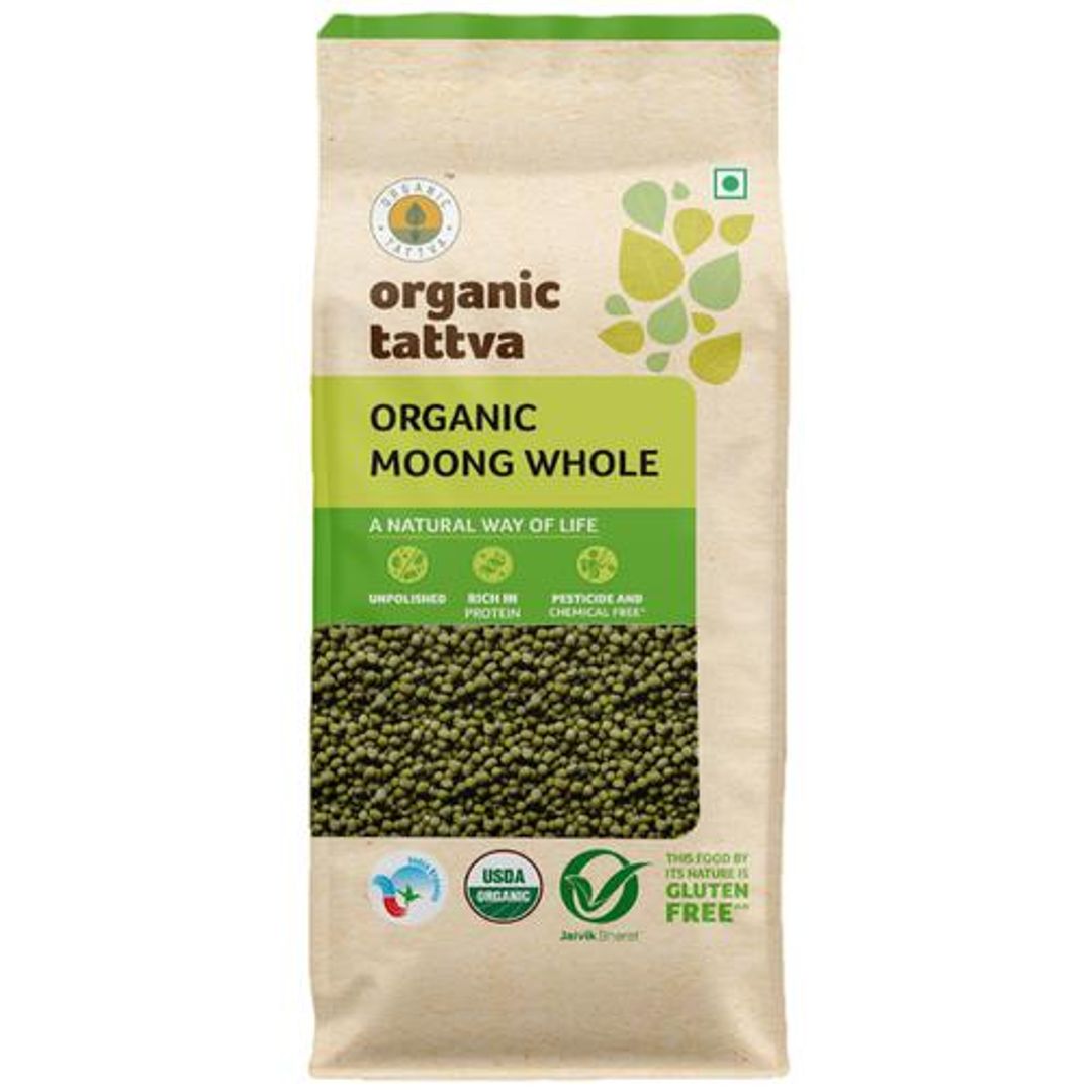 Organic Green Moong - Whole/ Sabut