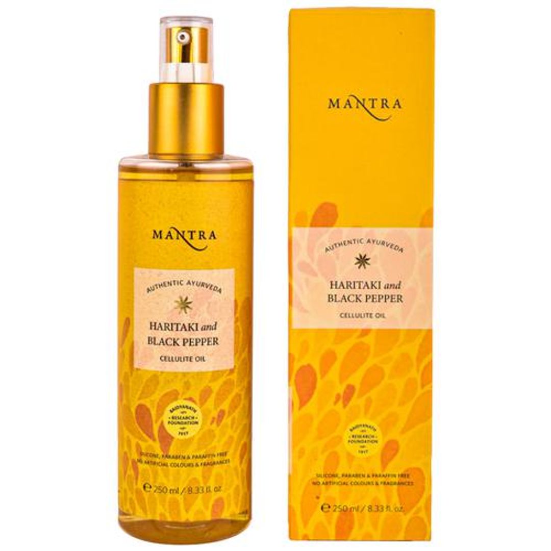 Haritaki & Black Pepper Cellulite Oil - Paraben Free