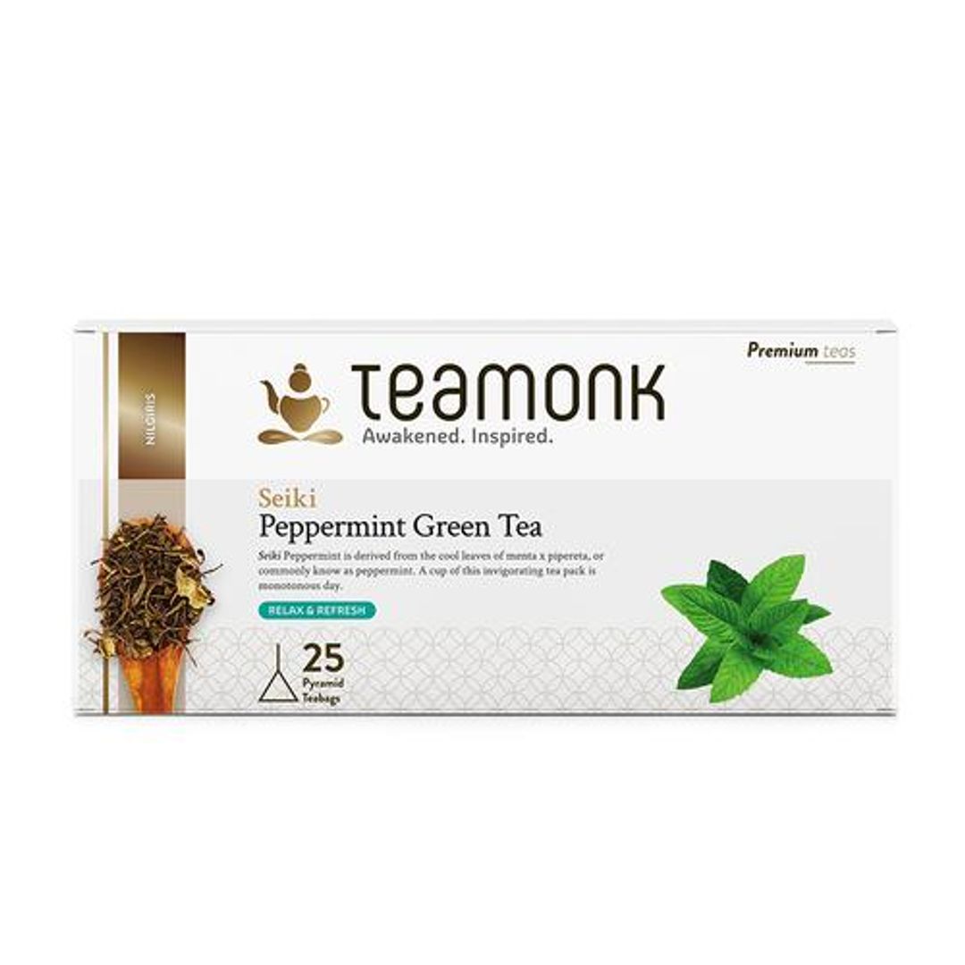Nilgiri Green Tea - Seiki Peppermint, Helps To Feel Relaxed & Refreshed