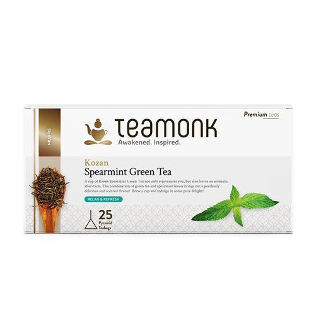 Nilgiri Green Tea - Kozan Spearmint, Helps To Feel Relaxed & Refreshed