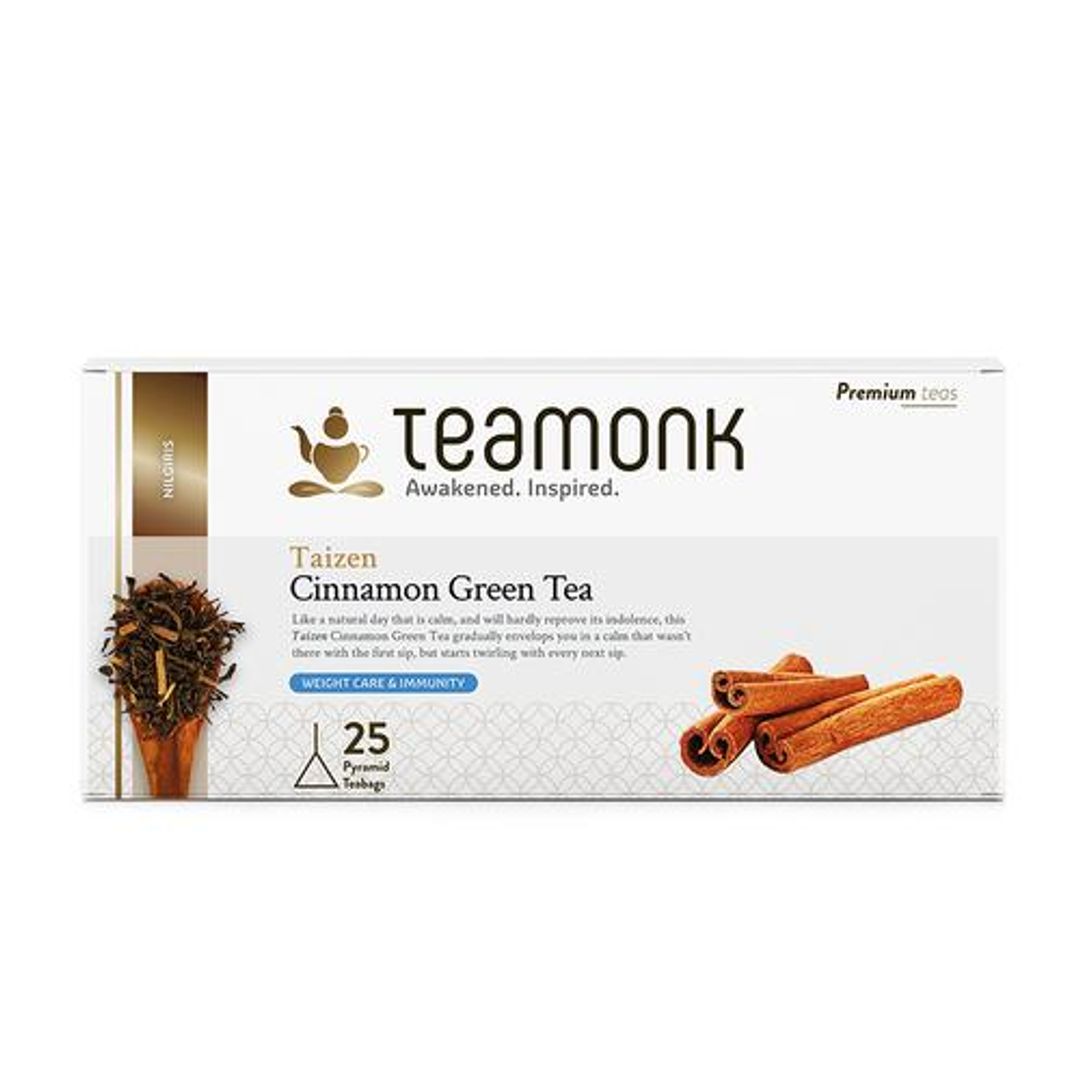 Nilgiri Green Tea Bags - Taizen Cinnamon, Boosts Immunity