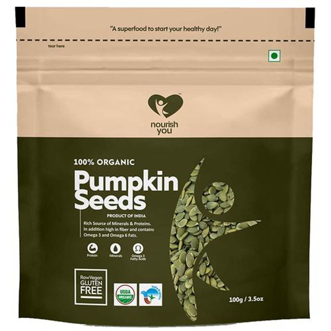 Certified Organic - Pumpkin Seeds/Kumbalakayi Bija