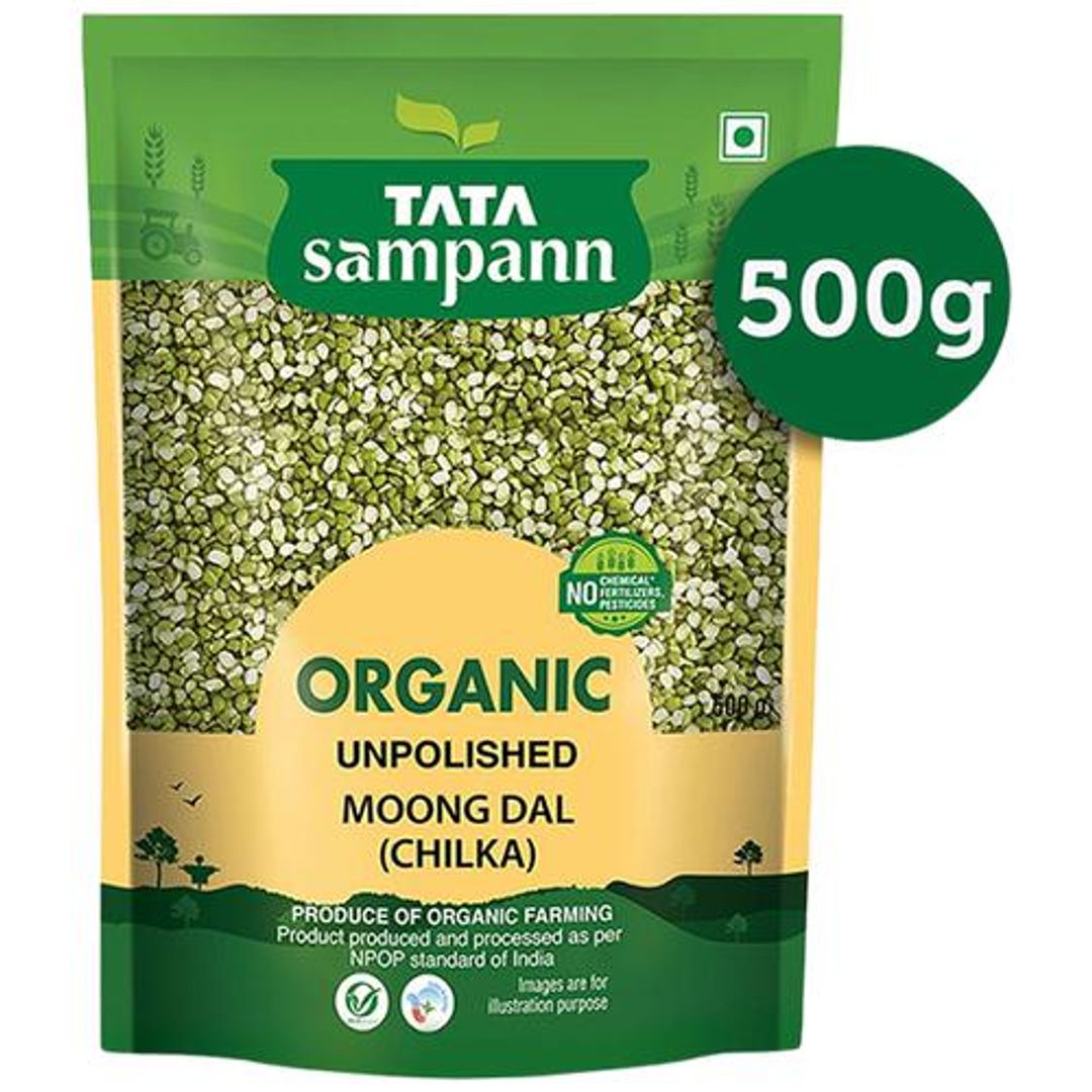 Tata Sampann Organic Moong Chilka Dal