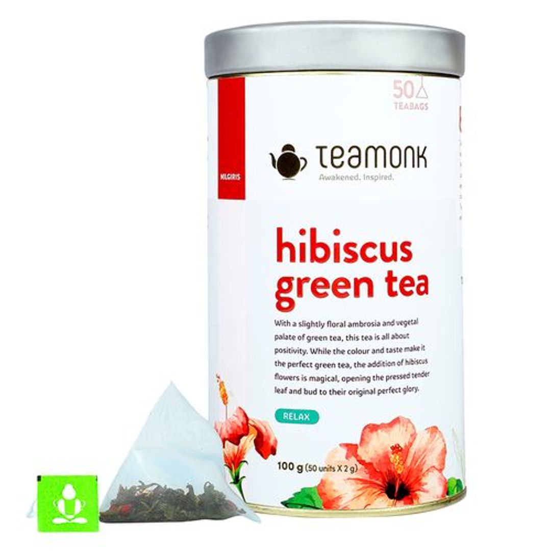 Hibiscus Green Tea - Helps To Feel Relaxed