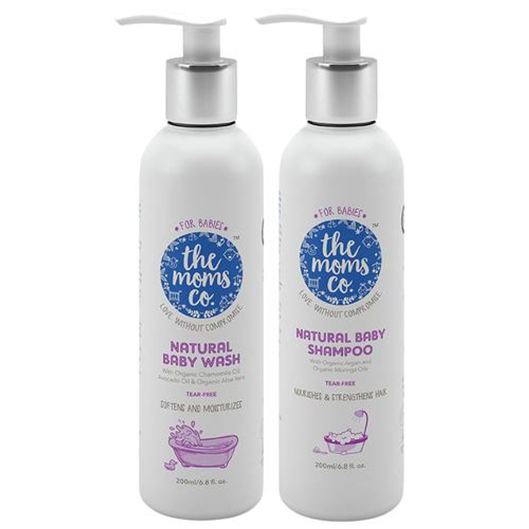 Natural Tear-Free Baby Shampoo + Baby Wash