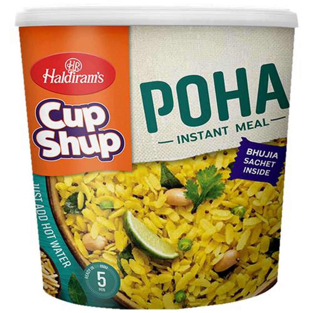 Cup shup Poha with Bhujia sachet