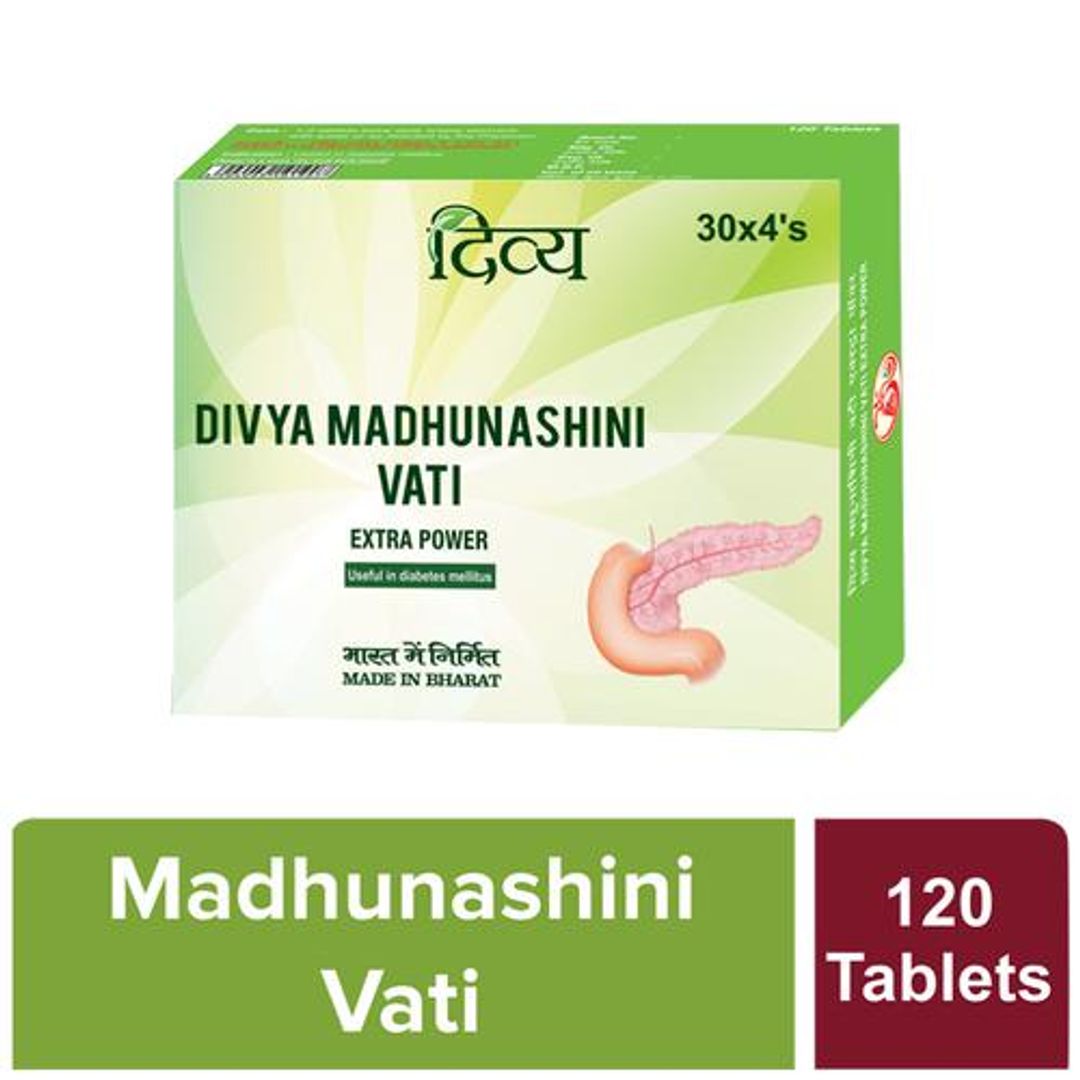 Divya Madhunashini Vati - Extra Power