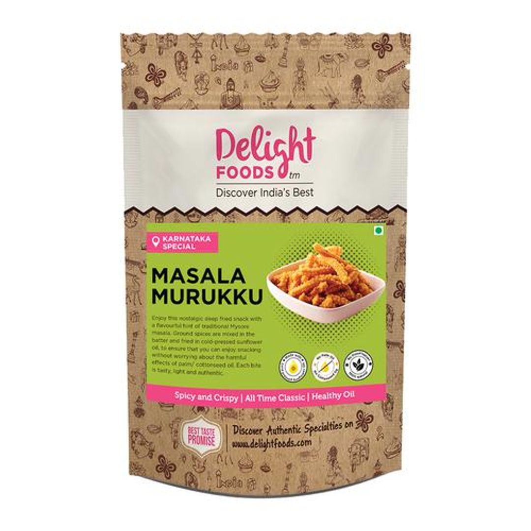 Masala Murukku - Cold Pressed Sunflower Oil Fried