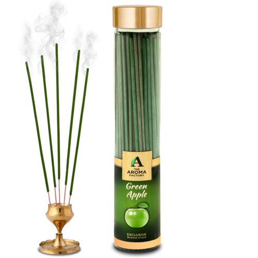 Incense Sticks/Agarbatti - Green Apple, Made With 0% Charcoal