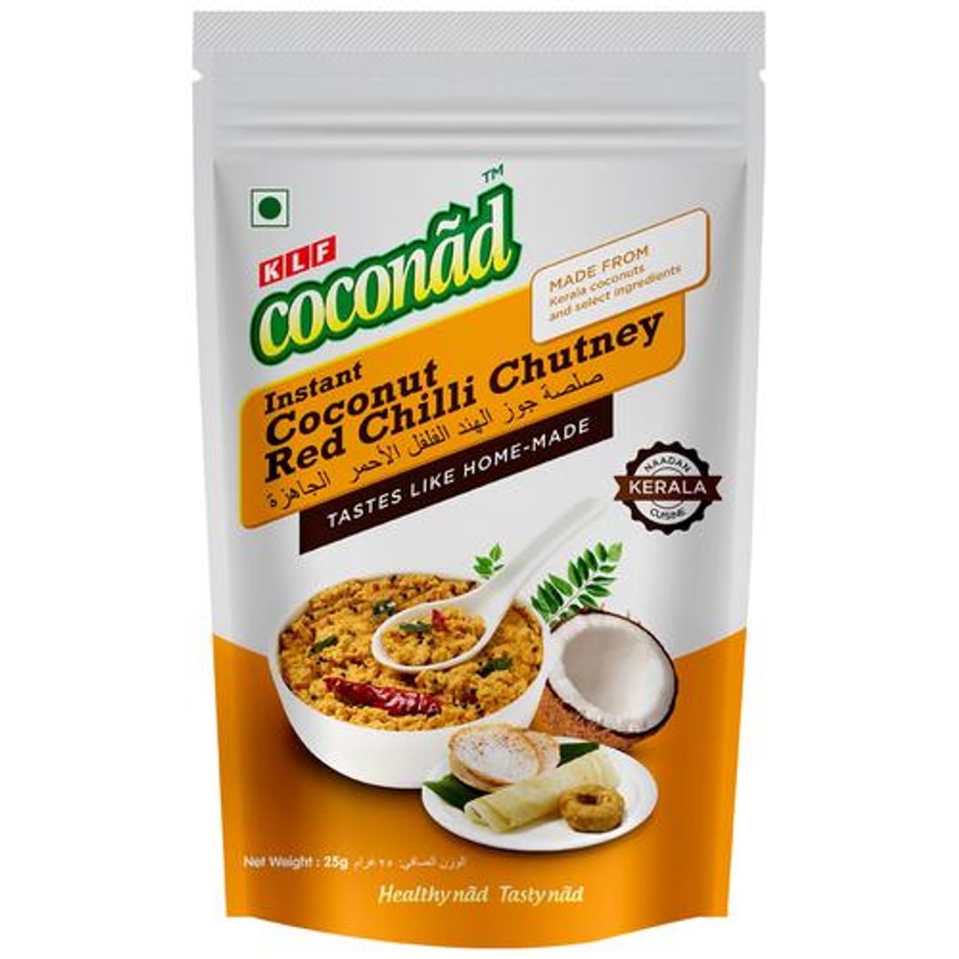 Instant Coconut Red Chilly Chutney - No Preservatives, Rich In Calories, Vitamins
