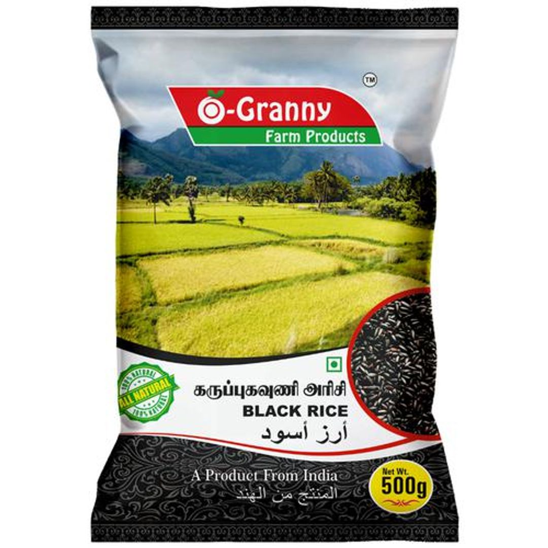 Black Rice - Natural, Rich In Antioxidants, Fibre, Lowers Risk Of Obesity