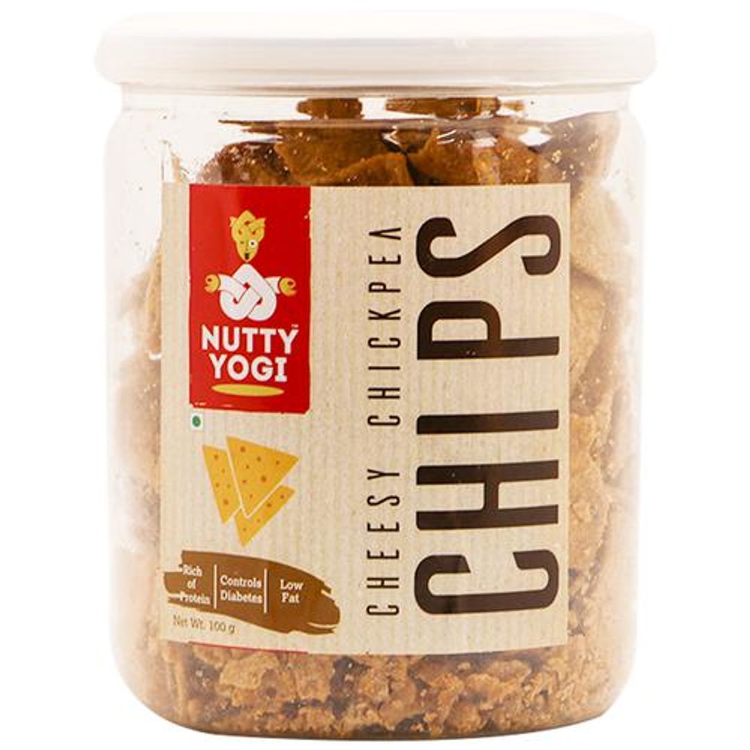 Cheesy Chickpea Chips - Crunchy, Rich In Protein, Controls Diabetes