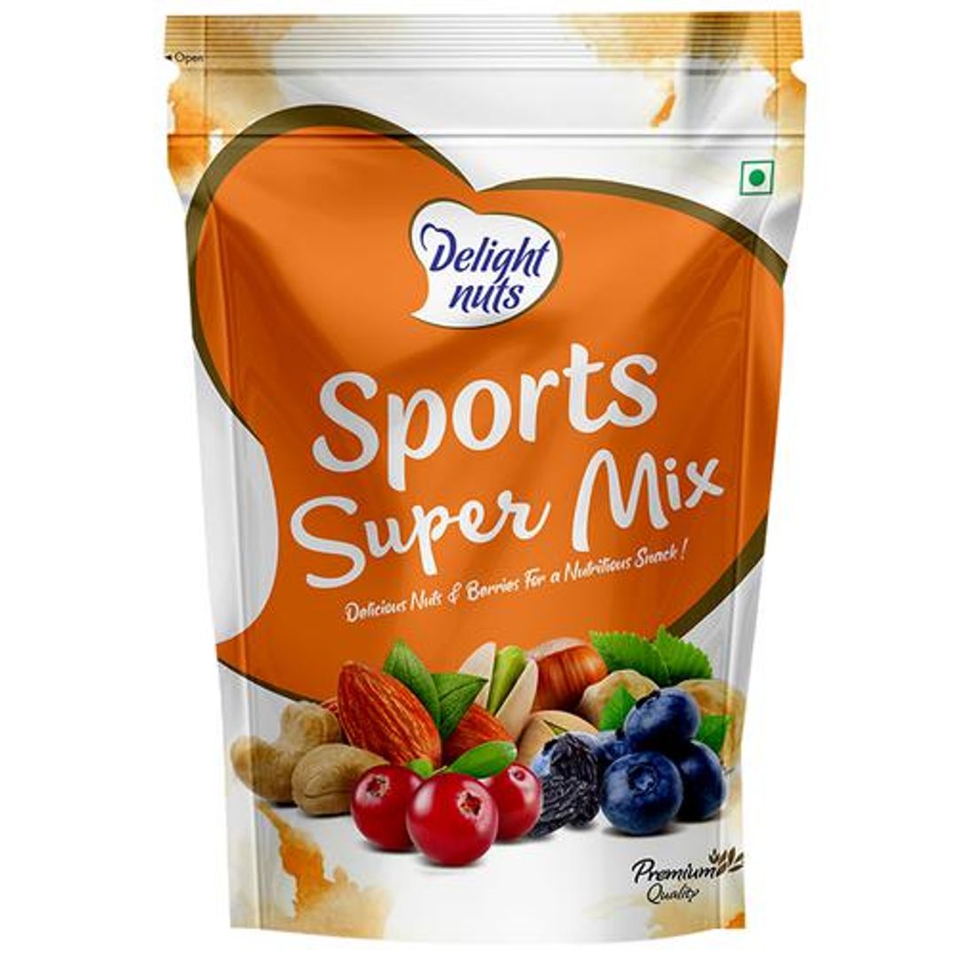 Sports Super Mix - Nuts & Berries, Premium, Rich In Nutrients, Healthy Snack