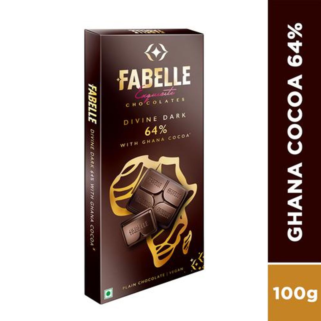 Exquisite Chocolates - Divine Dark 64% With Ghana Cocoa