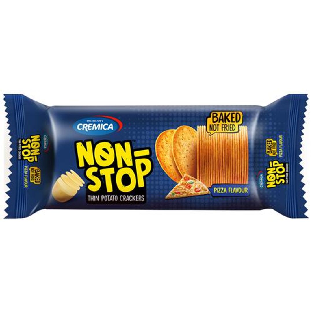 Non-Stop Thin Potato Crackers - Baked, Pizza Flavour