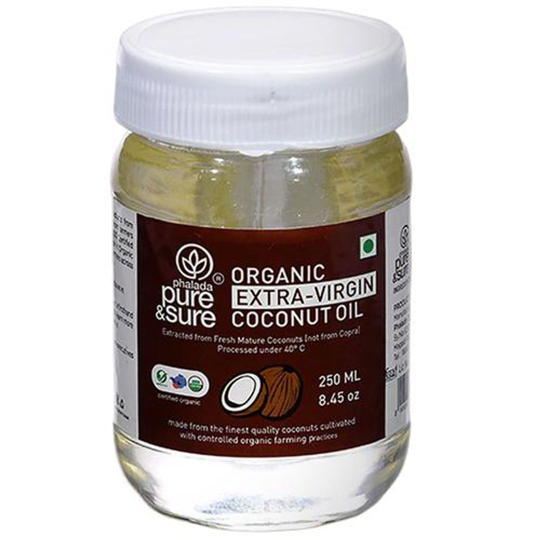 Organic Extra Virgin Coconut Oil - Cold Pressed, Minerals & Nutrients Rich