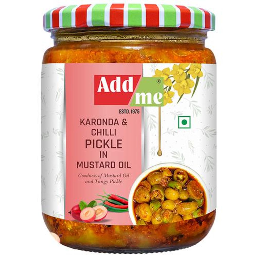 Karonda & Chilli Pickle - In Mustard Oil, Tangy Taste