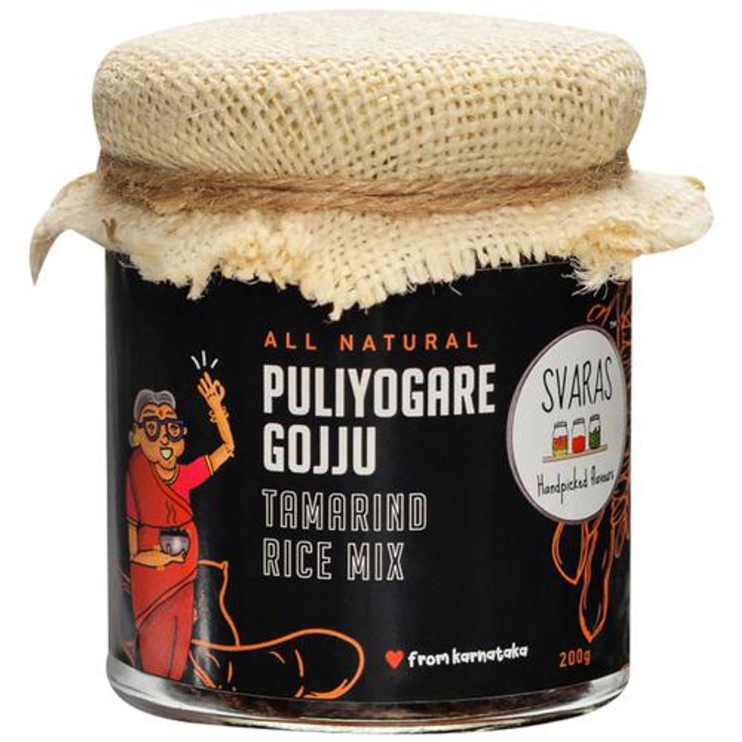 Puliyogare Gojju - All Natural, Tamarind Rice Mix, Ready To Cook
