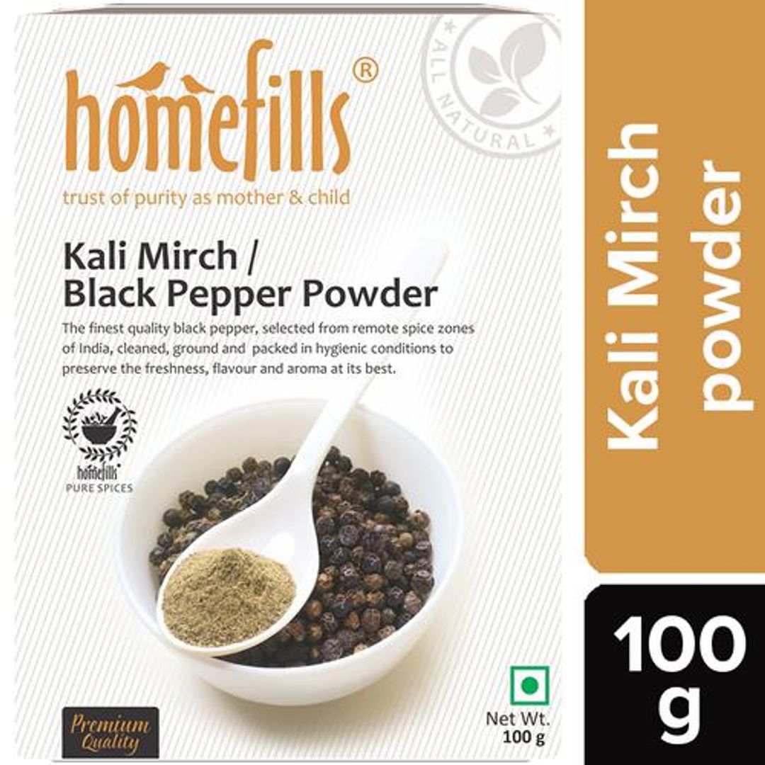Kali Mirch/Black Pepper Powder - Enhances Flavour, Rich In Aroma