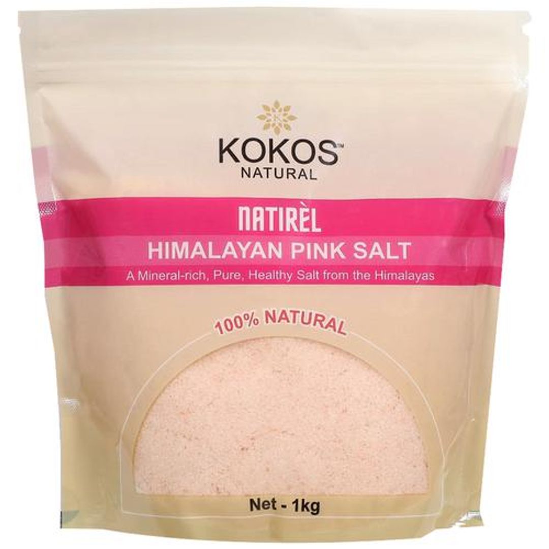 Himalayan Pink Salt - Pure, Contains Essential Minerals & Detoxifies Body