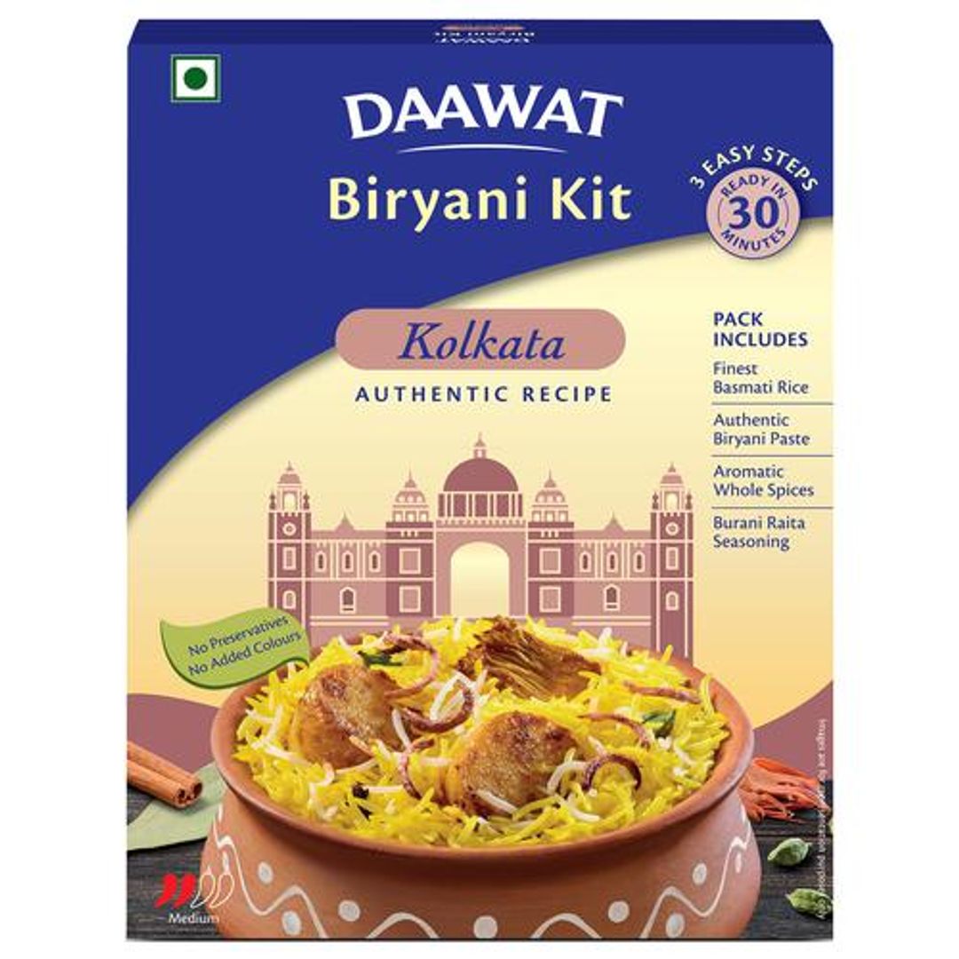 Biryani Kit - Kolkata, Medium Spicy, No Added Preservatives & Colours