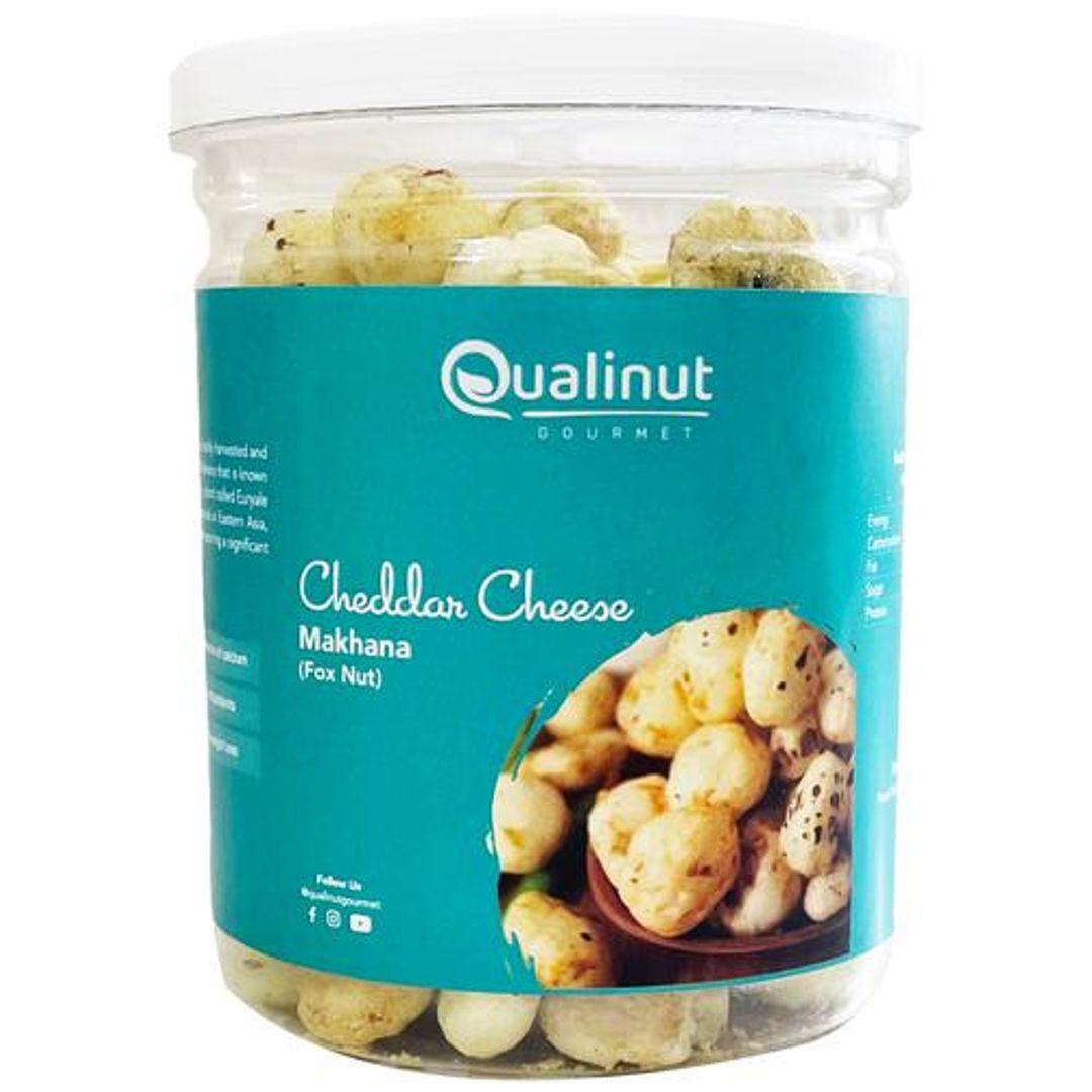 Cheddar Cheese Makhana - Fox Nut, Healthy Snack, Rich In Fibre, Gluten-free