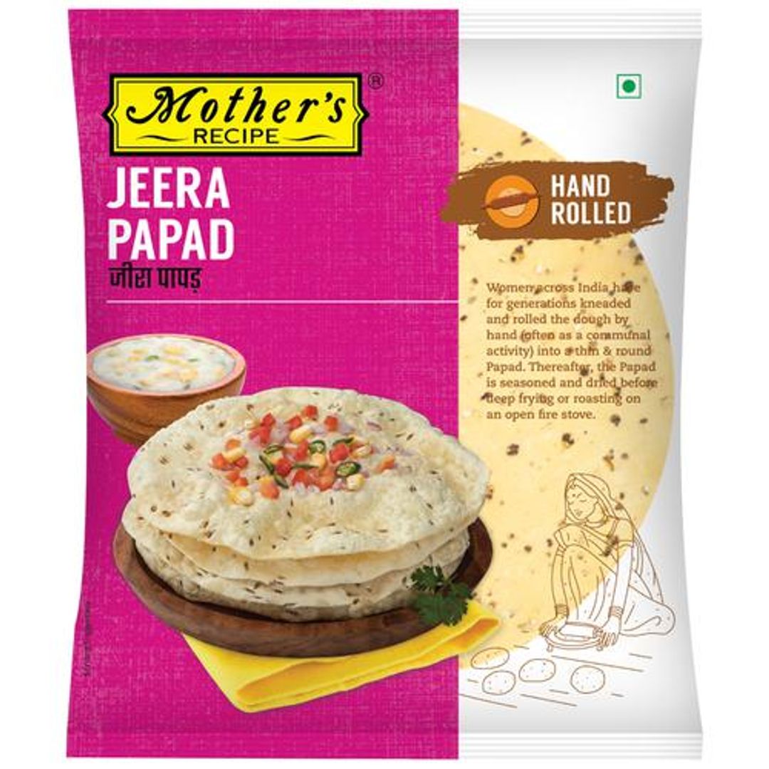 Jeera Papad - Hand-Rolled, Crunchy