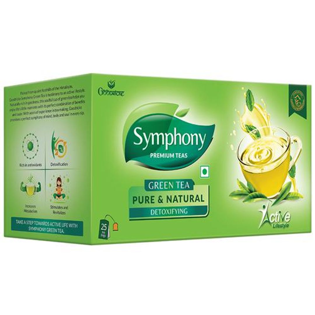 Symphony Detoxifying Premium Green Tea - Pure & Natural, For Mind, Body & Soul