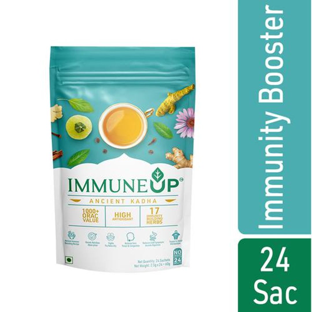 Immuneup - Immunity Booster Herbal Tea, Ancient Kadha For Cough & Cold, Authentically Local