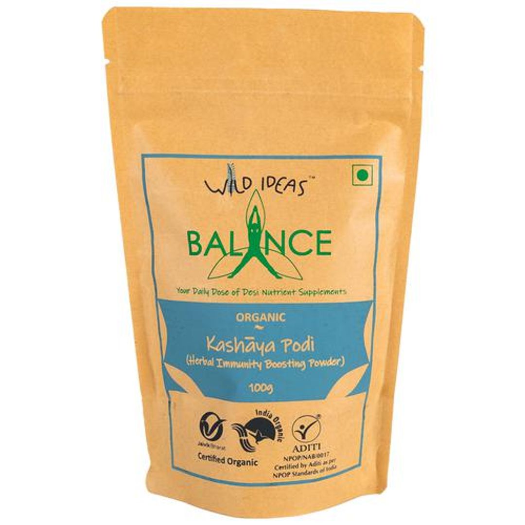 Balance - Kashaya Podi/Powder - Organic, Boosts Immunity, Relieves Cough, Cold
