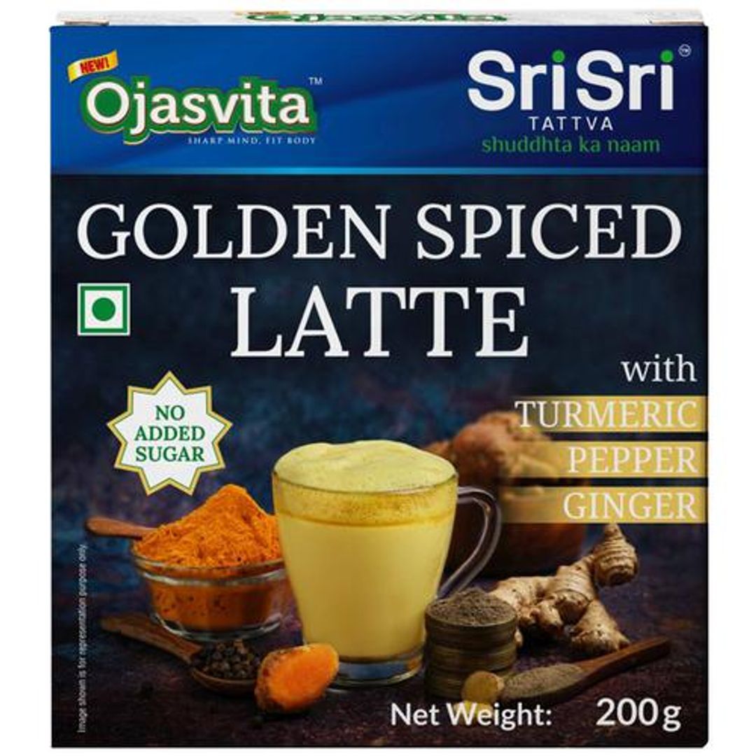 Ojasvita Golden Spiced Latte - With Turmeric, Pepper & Ginger, No Added Sugar