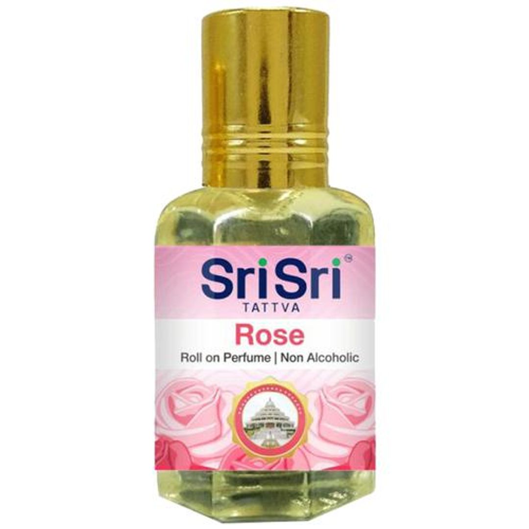 Rose Roll-On Perfume - Non-Alcoholic, Long-Lasting Fragrance