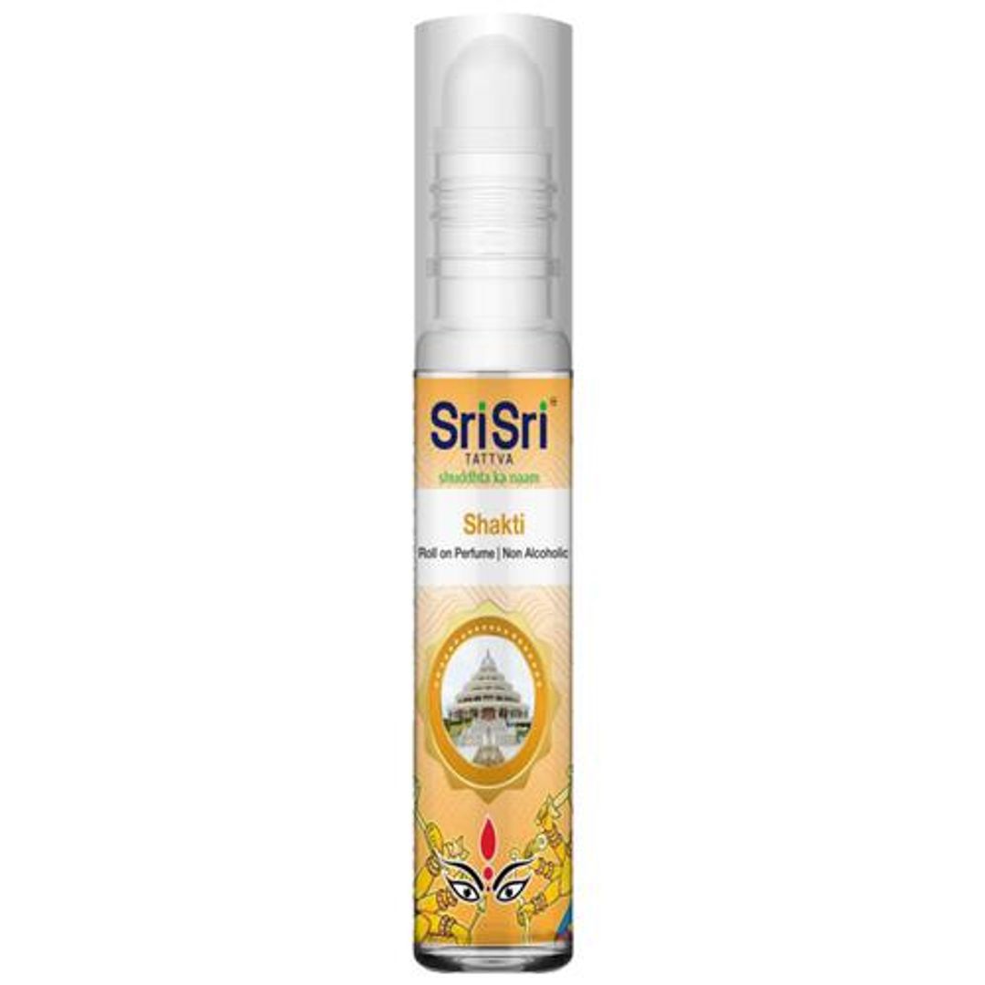 Shakti Roll-On Perfume - Non-Alcoholic, Long-Lasting Fragrance