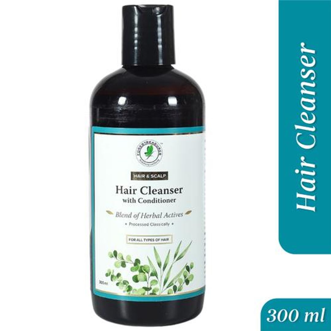 Hair Cleanser With Conditioner - Blend Of Herbal Actives, For All Types