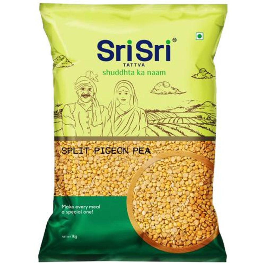 Split Pigeon Pea Toor Dal - Rich In Protein & Folic Acid