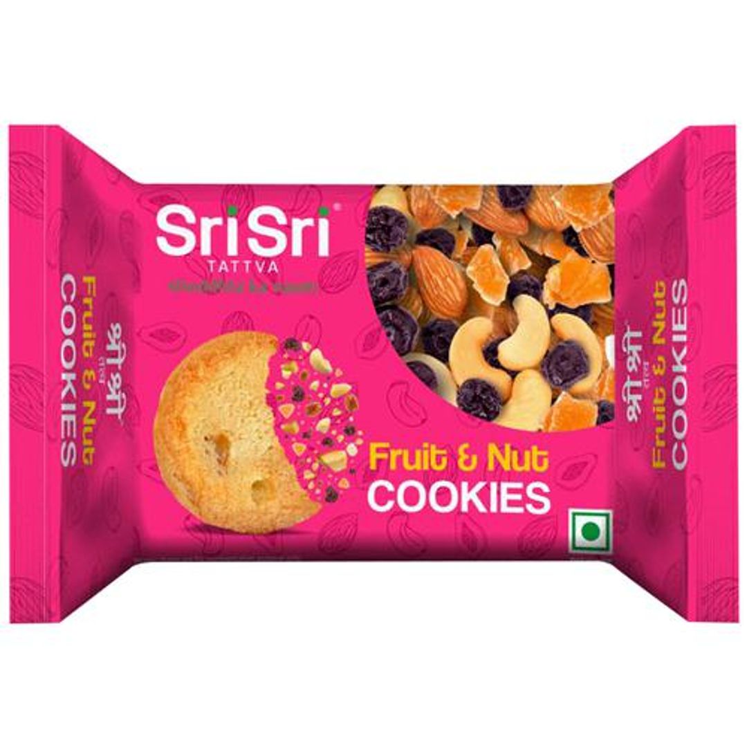 Fruit & Nut Cookies - Crispy, Crunchy, Perfect Snack