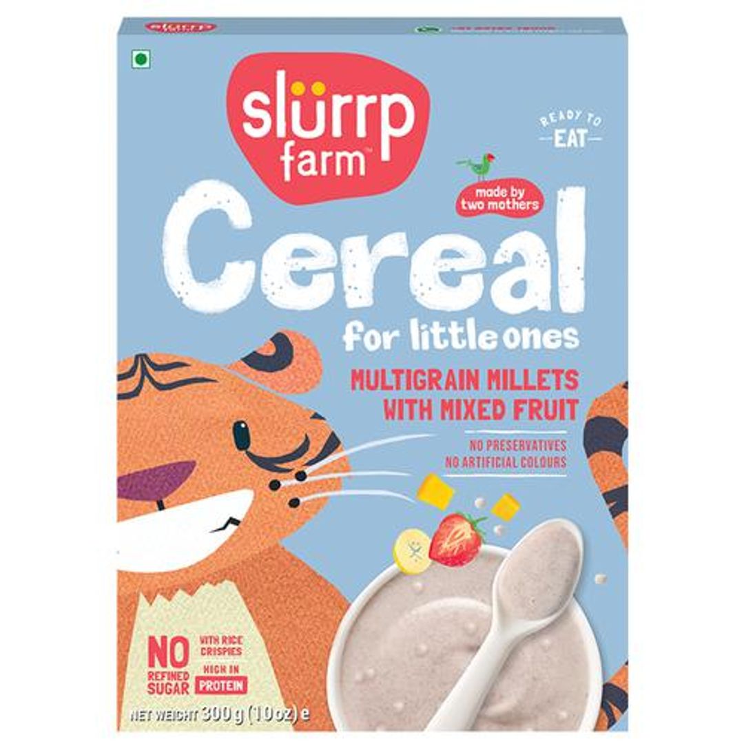 Mixed Fruit & Rice Crispies Cereal - Instant Healthy Cereal With No Sugar