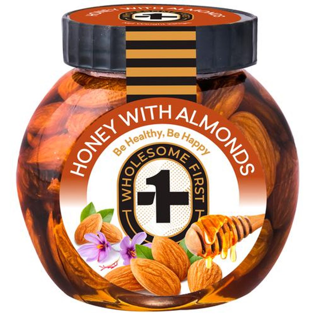 Honey With Almonds - Rich In Antioxidants
