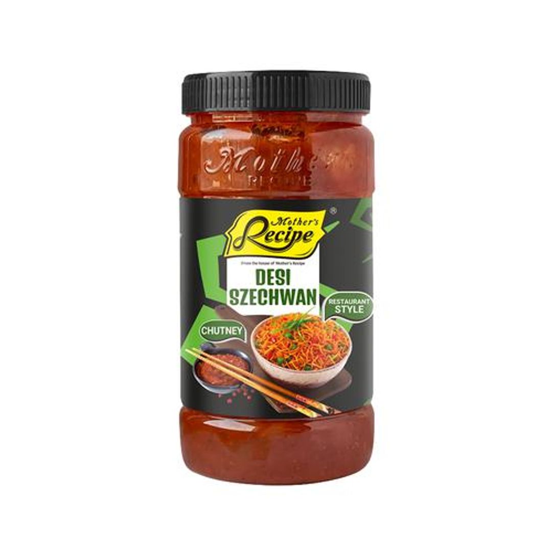 Desi Szechwan Chutney For Dip & Spread - Hot & Flavourful