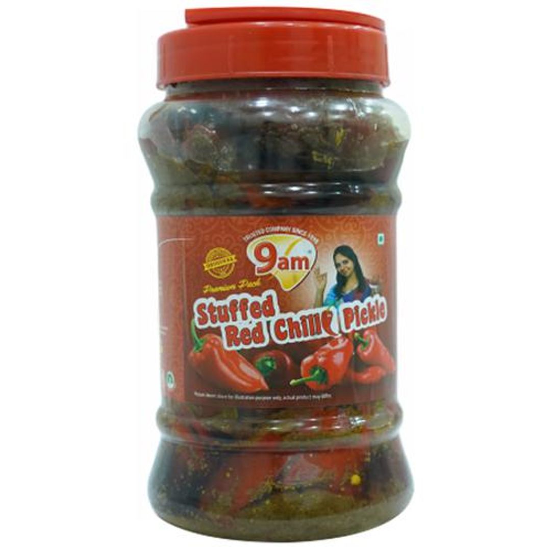 Stuffed Red Chilli Pickle - Spicy & Authentic