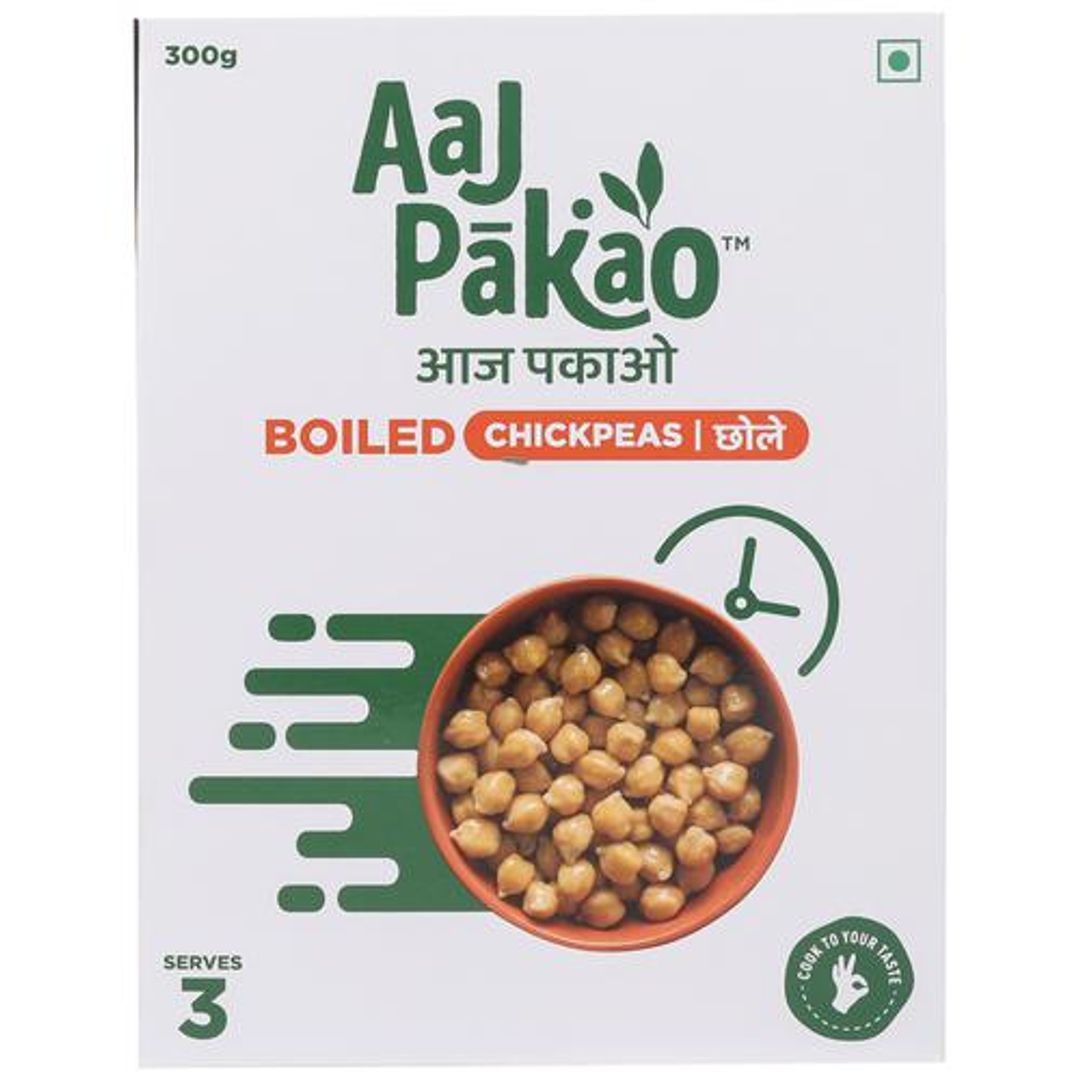 Boiled Chickpeas - Ready To Cook, No Added Sugar, Preservative Free